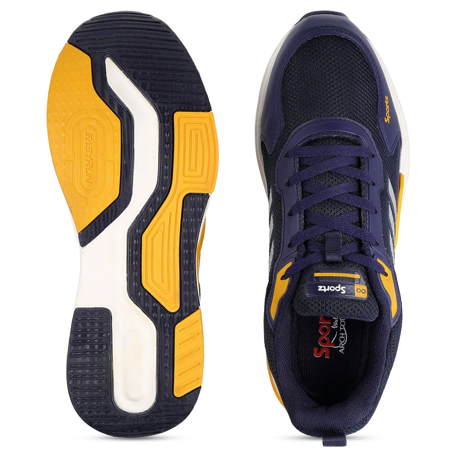 Men's Lace-up Sports Shoe - WS9135 Navy Blue