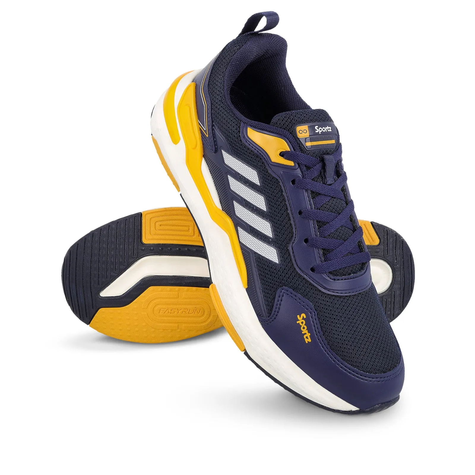 Men's Lace-up Sports Shoe - WS9135 Navy Blue
