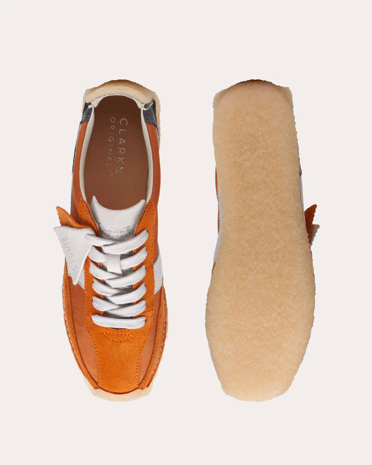 Natalie Run Orange Combination Low Top Sneakers