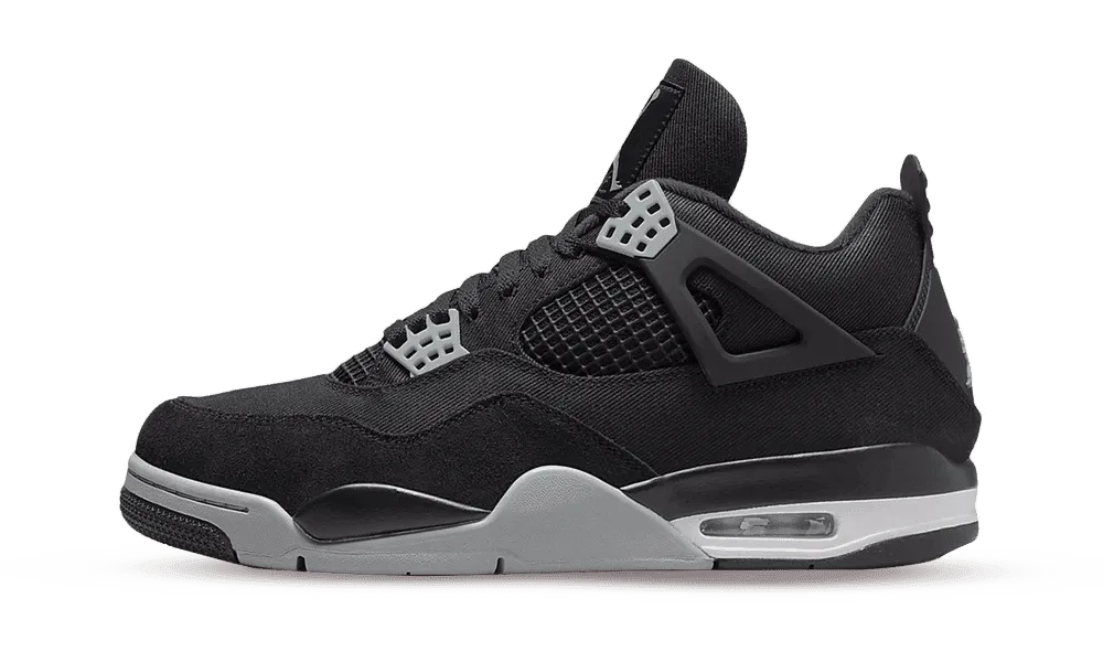 Nike Air Jordan 4 Retro SE Black Canvas