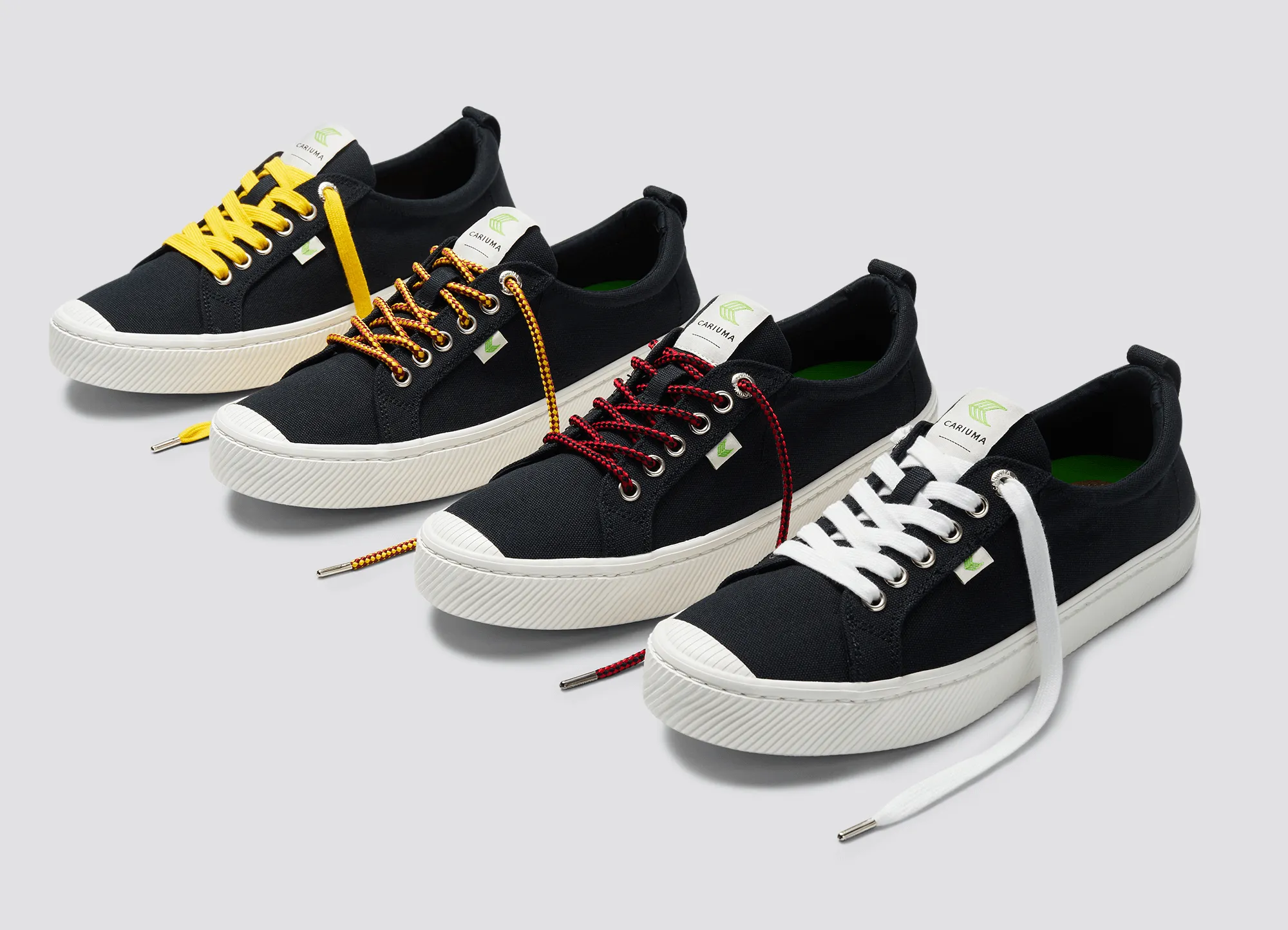 OCA Low Black Canvas Sneaker Women