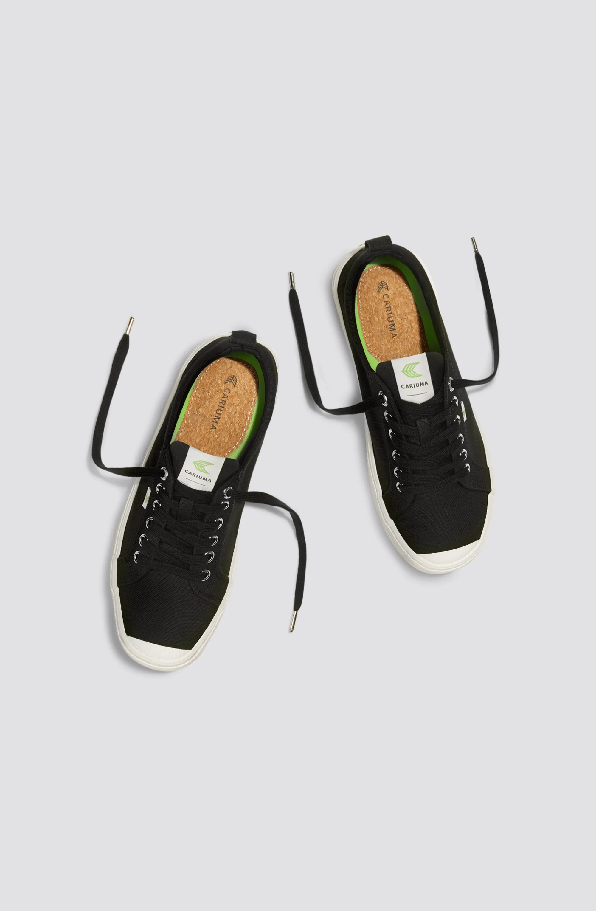 OCA Low Black Canvas Sneaker Women