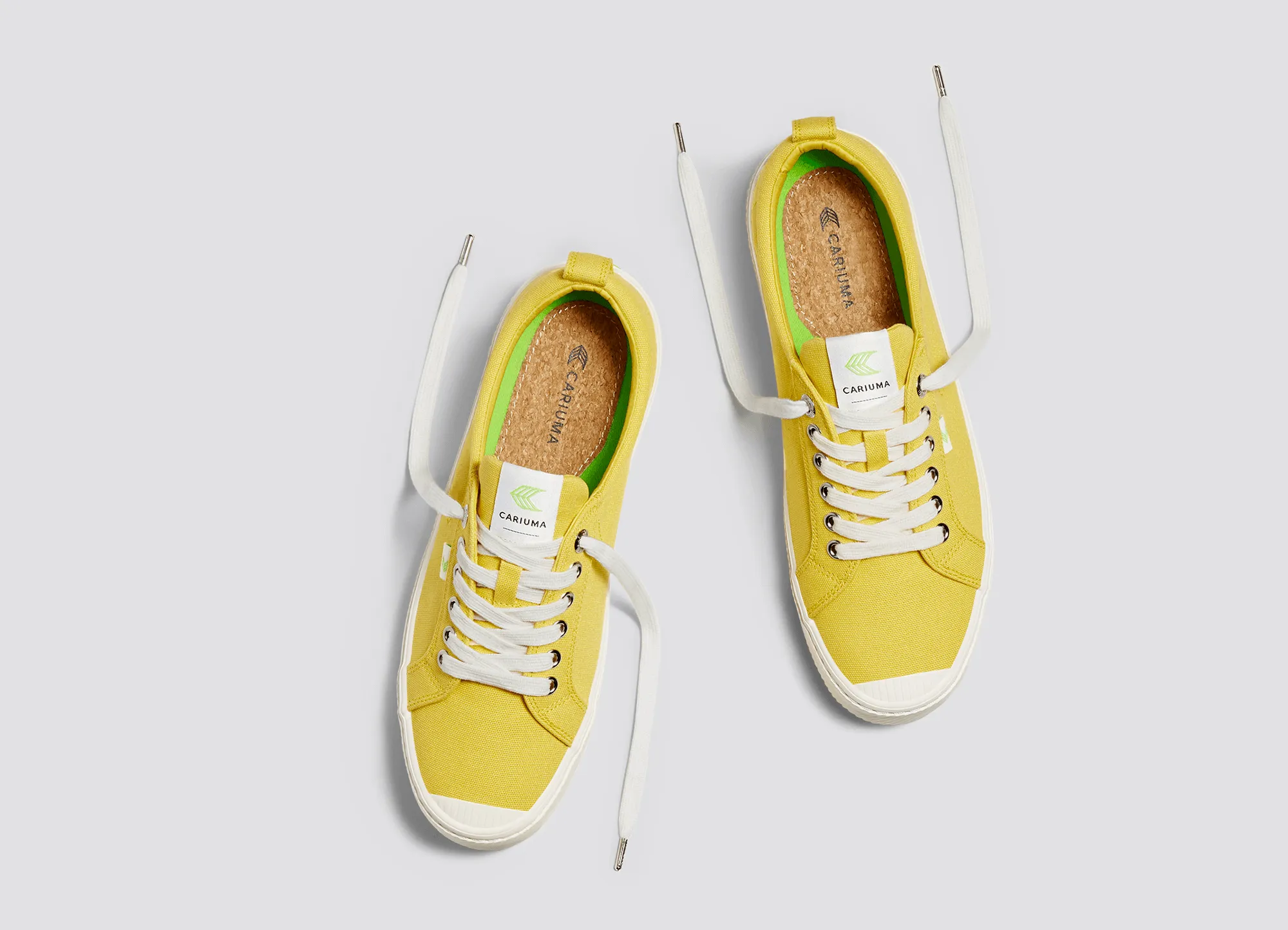 OCA Low Yellow Canvas Sneaker Women