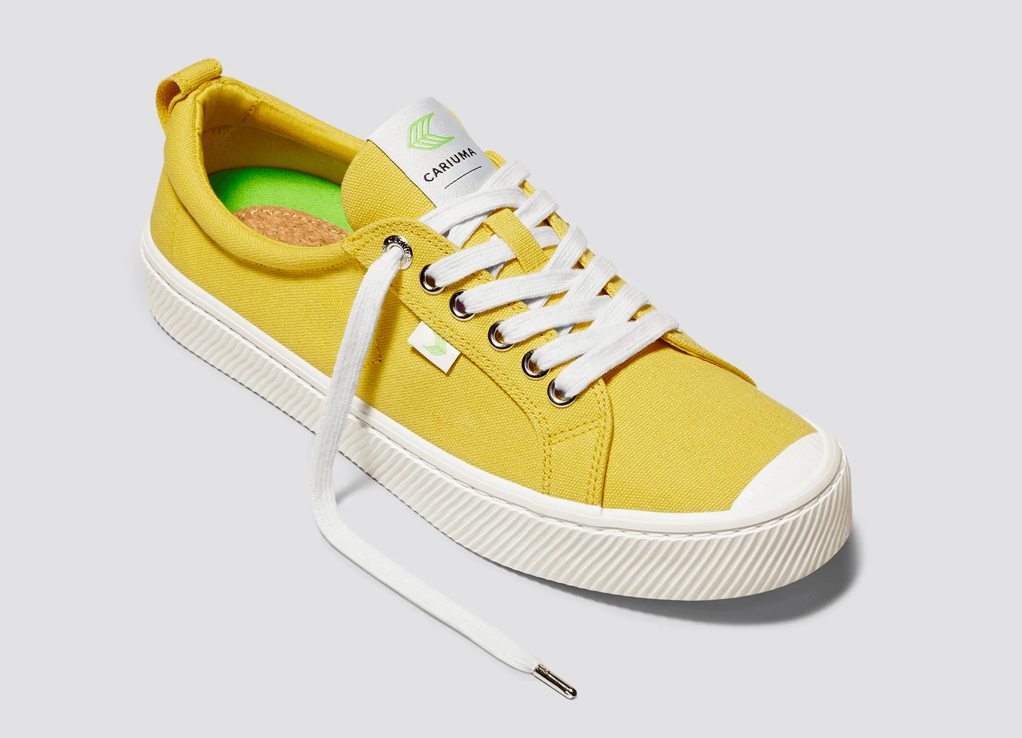 OCA Low Yellow Canvas Sneaker Women