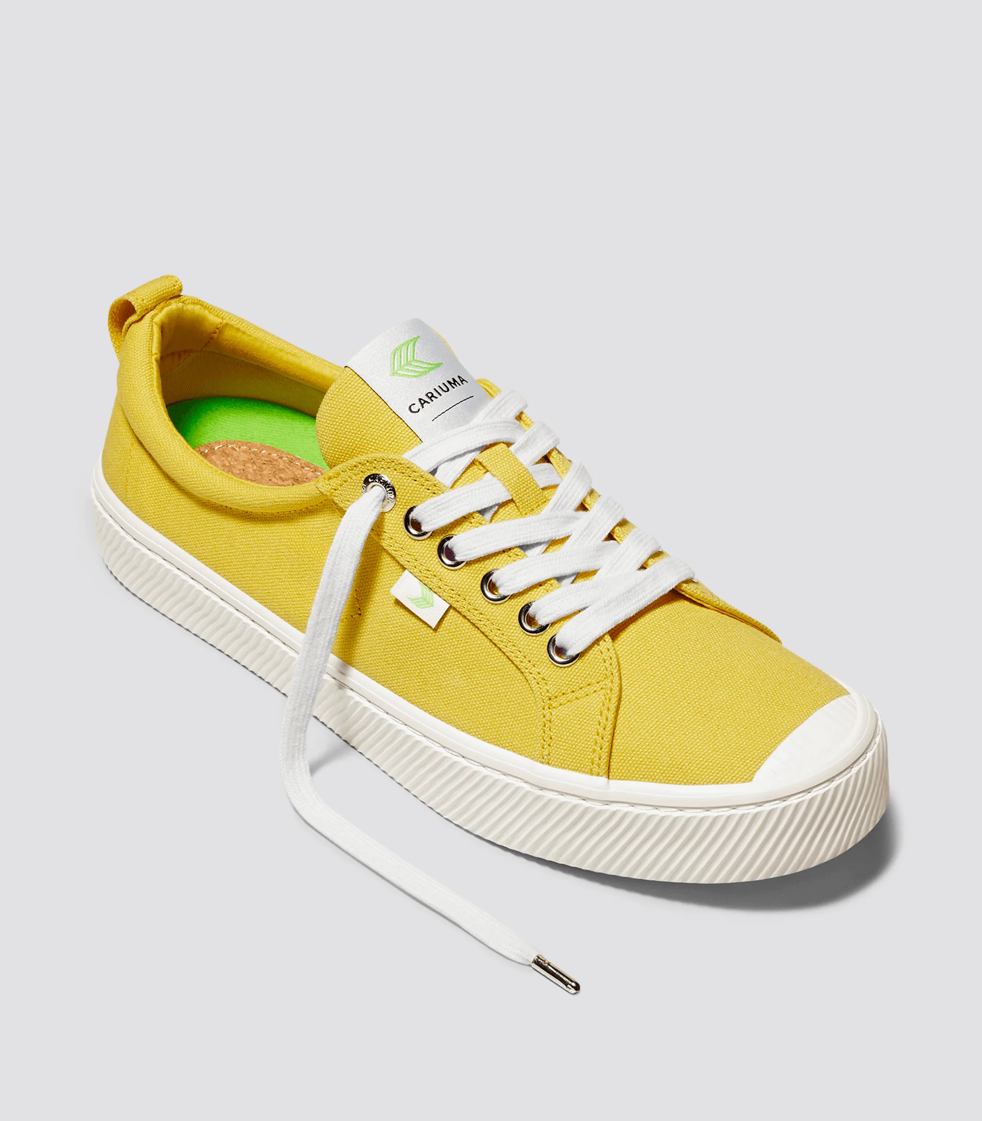 OCA Low Yellow Canvas Sneaker Women