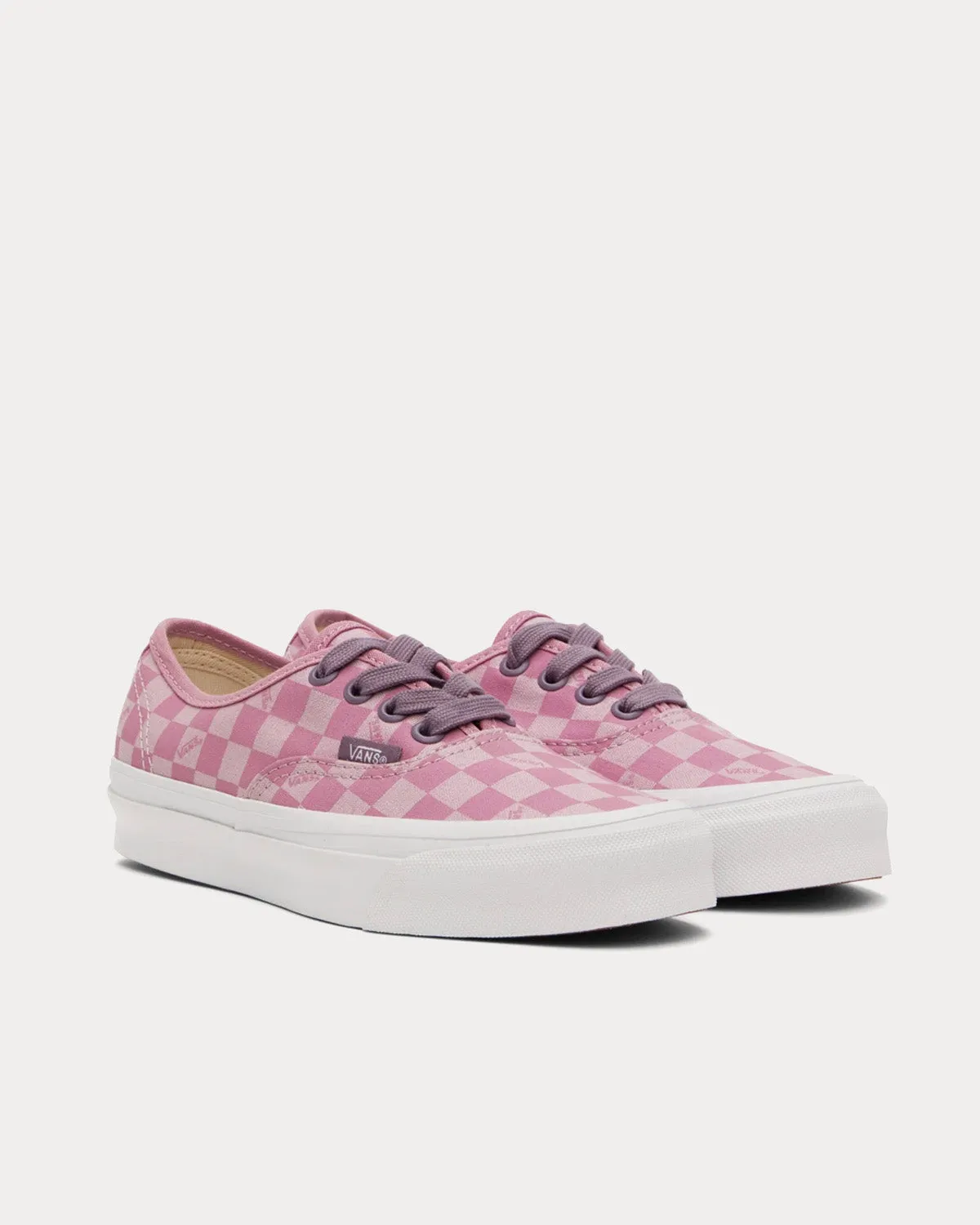 OG Authentic LX Lilac Check Low Top Sneakers