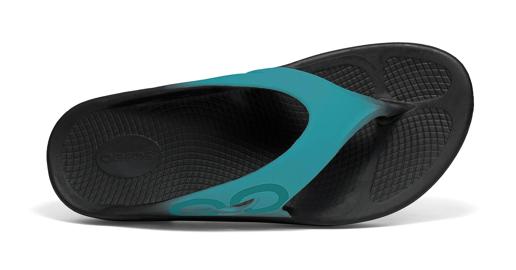 OOFOS Men's OOriginal Sport Thong - Aqua