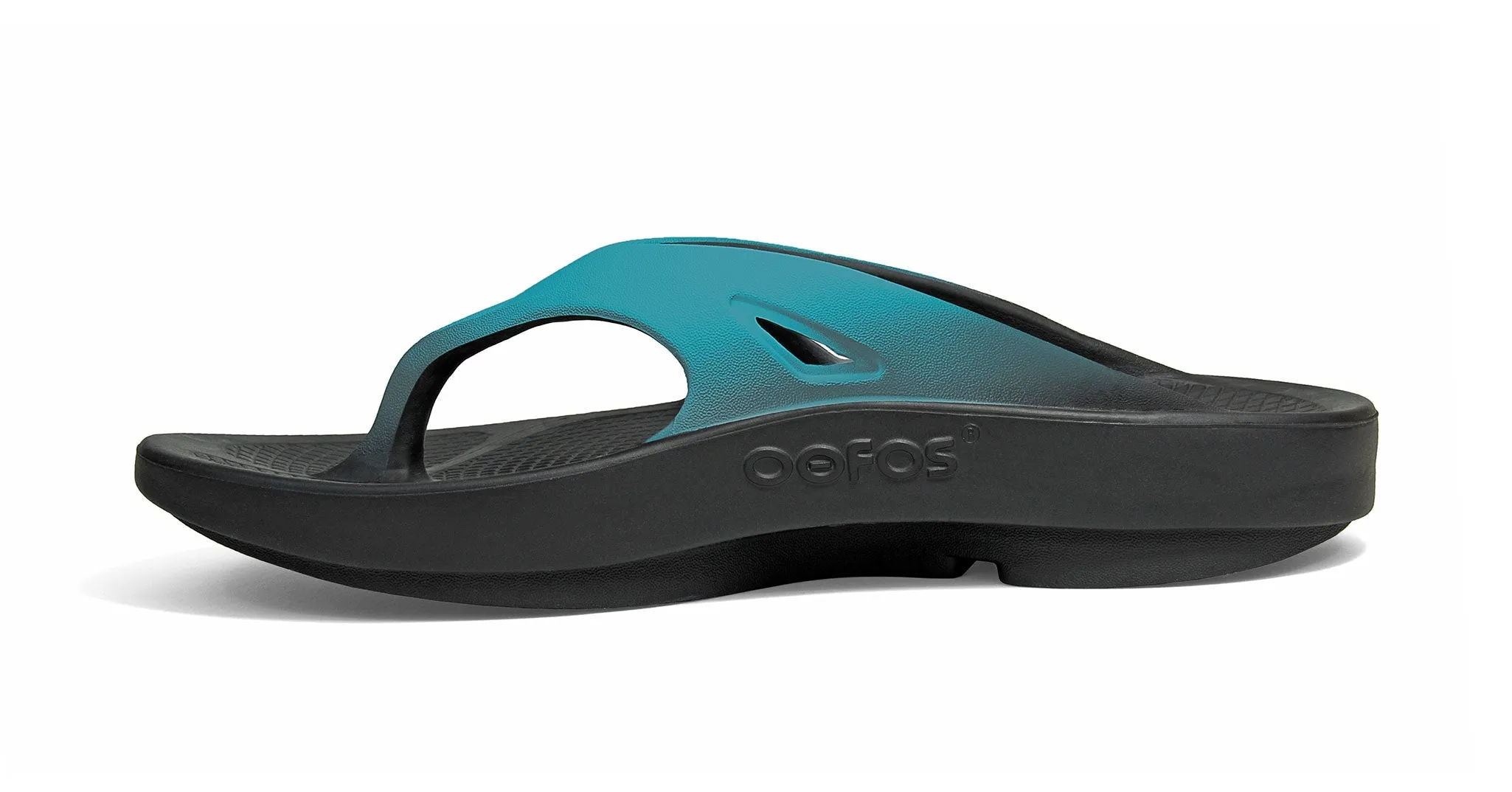 OOFOS Men's OOriginal Sport Thong - Aqua