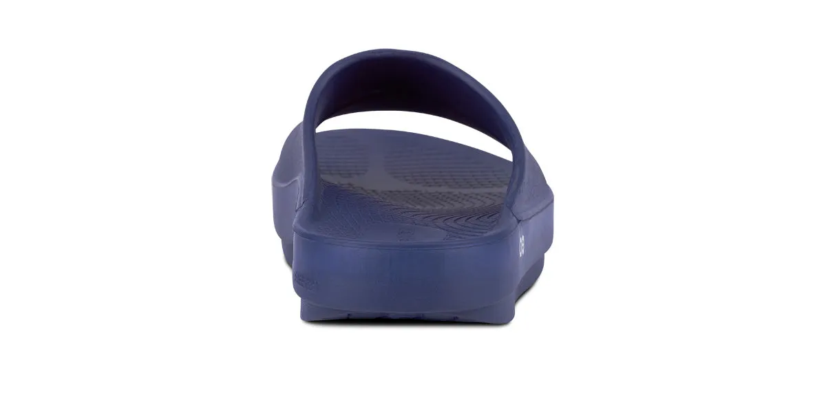 OOFOS Women's OOahh Slide - Navy