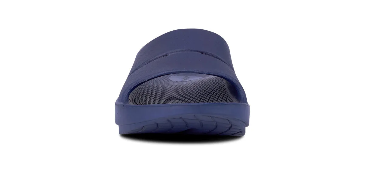 OOFOS Women's OOahh Slide - Navy