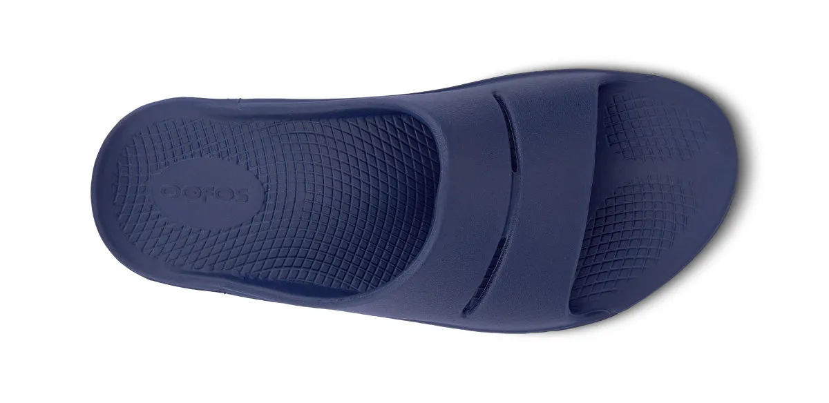 OOFOS Women's OOahh Slide - Navy