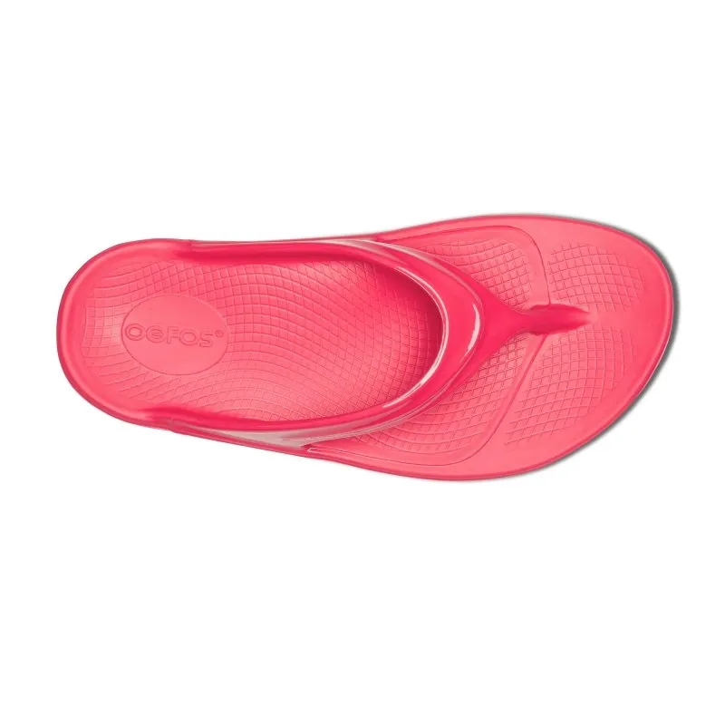 OOFOS Women's OOlala Thong - Neon Berry