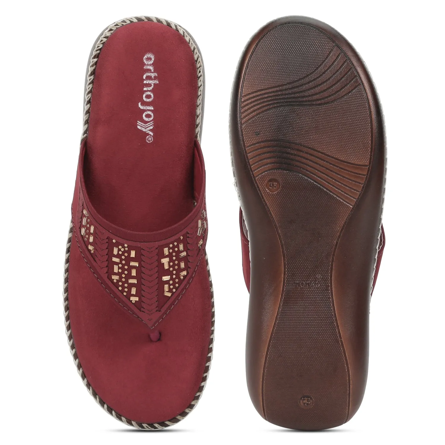 ORTHO JOY Fancy Footwear For Women