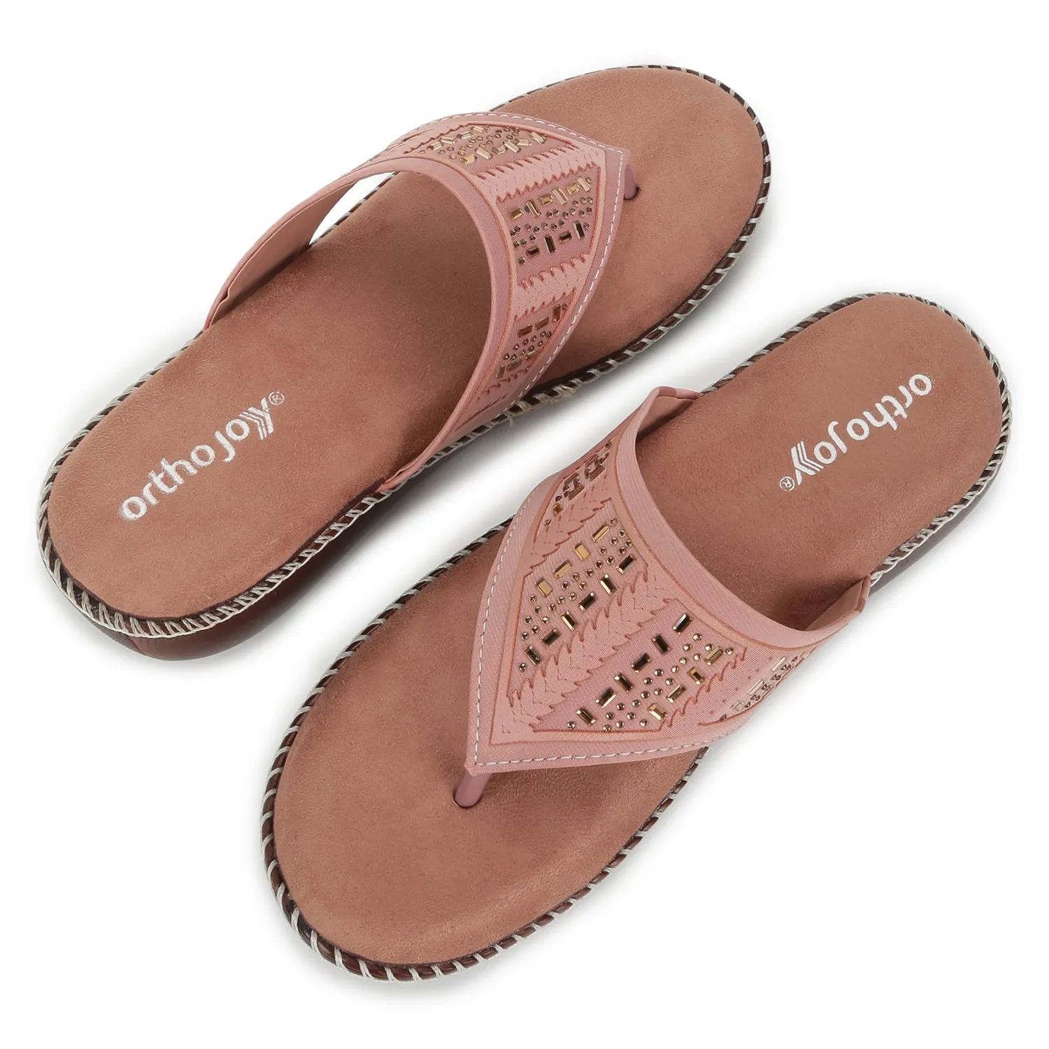 ORTHO JOY Fancy Footwear For Women