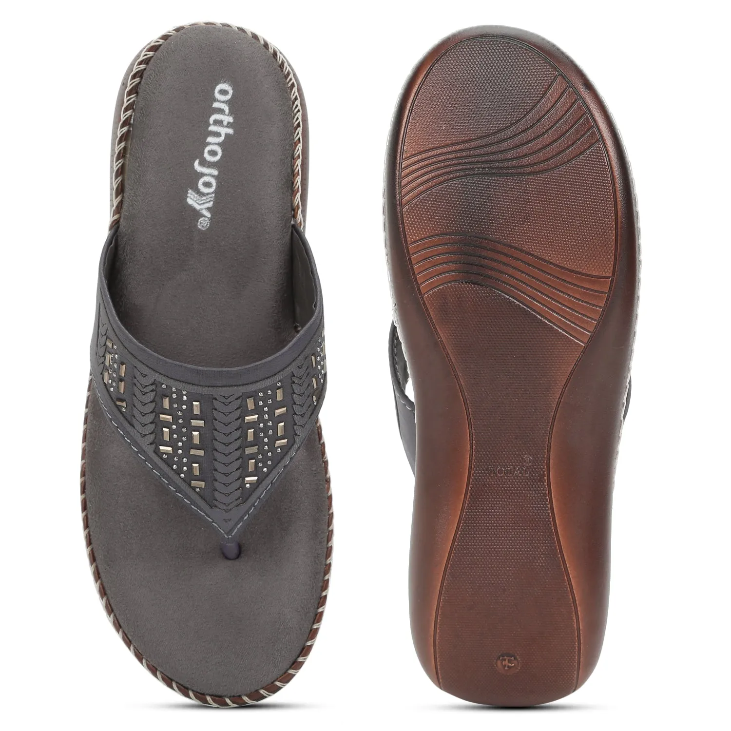 ORTHO JOY Fancy Footwear For Women