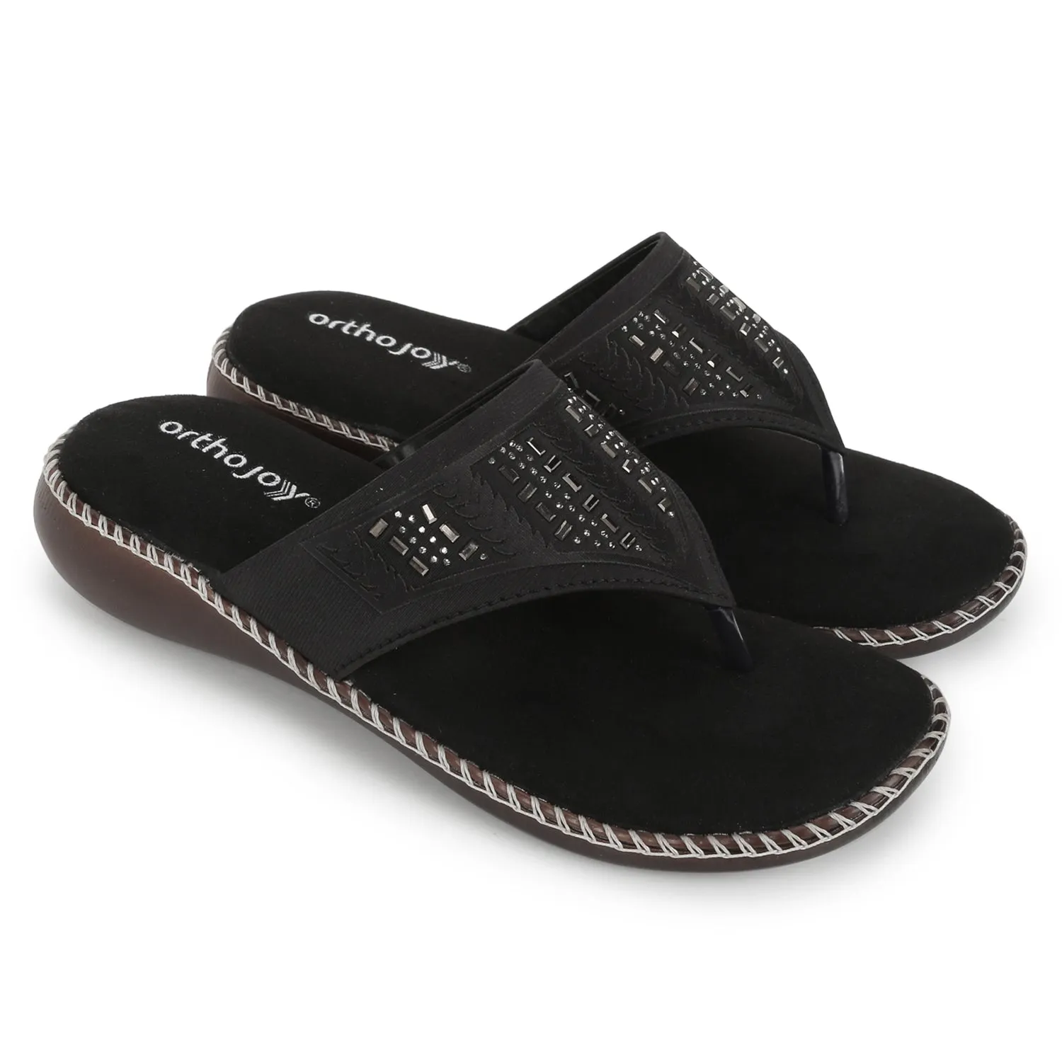 ORTHO JOY Fancy Footwear For Women