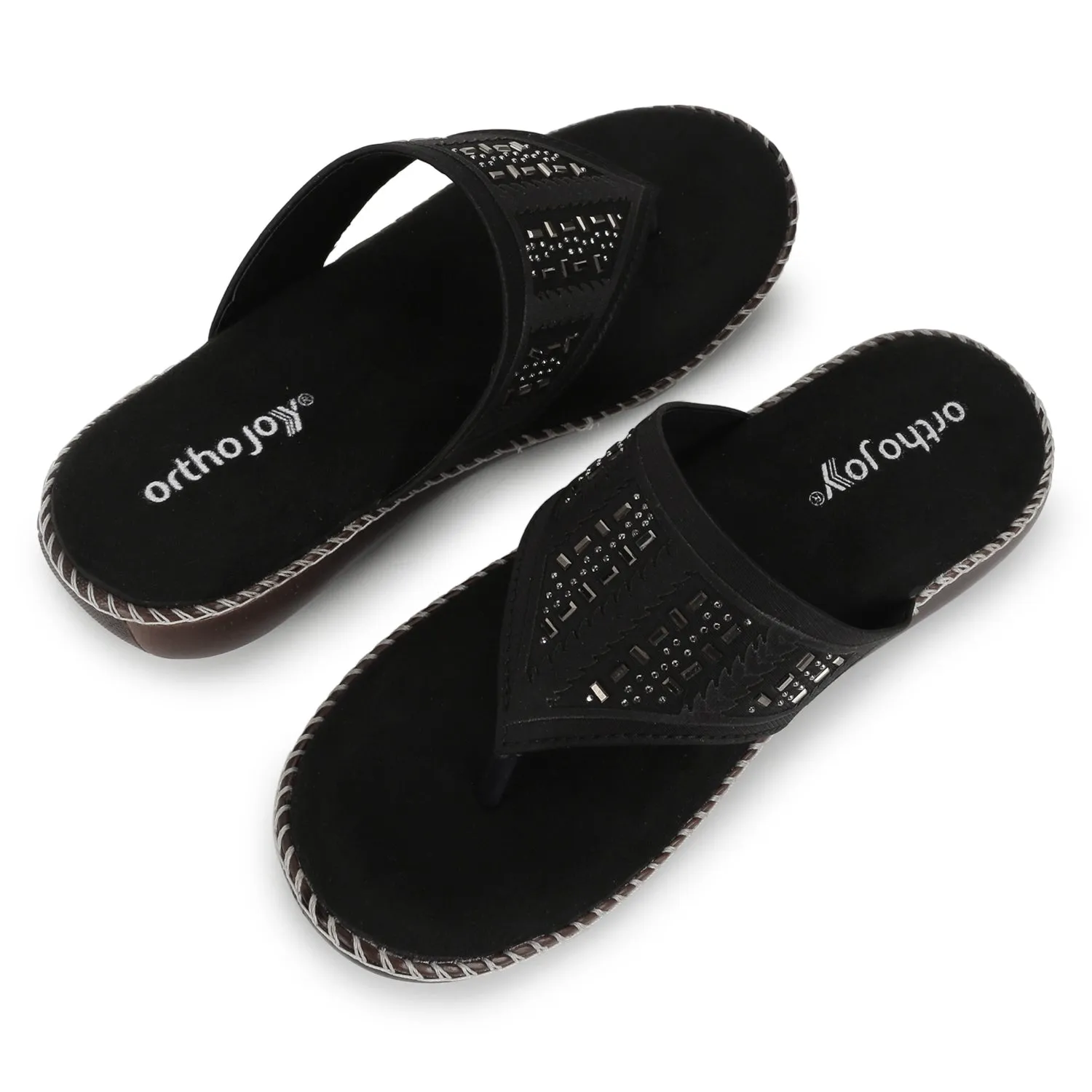 ORTHO JOY Fancy Footwear For Women
