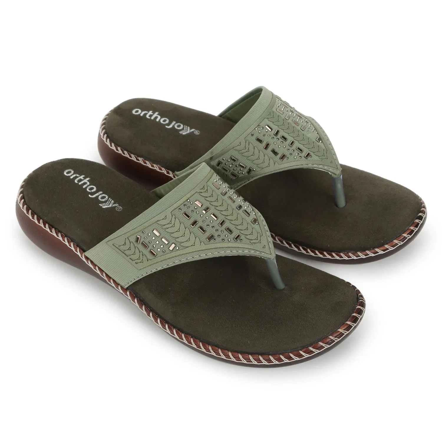 ORTHO JOY Fancy Footwear For Women
