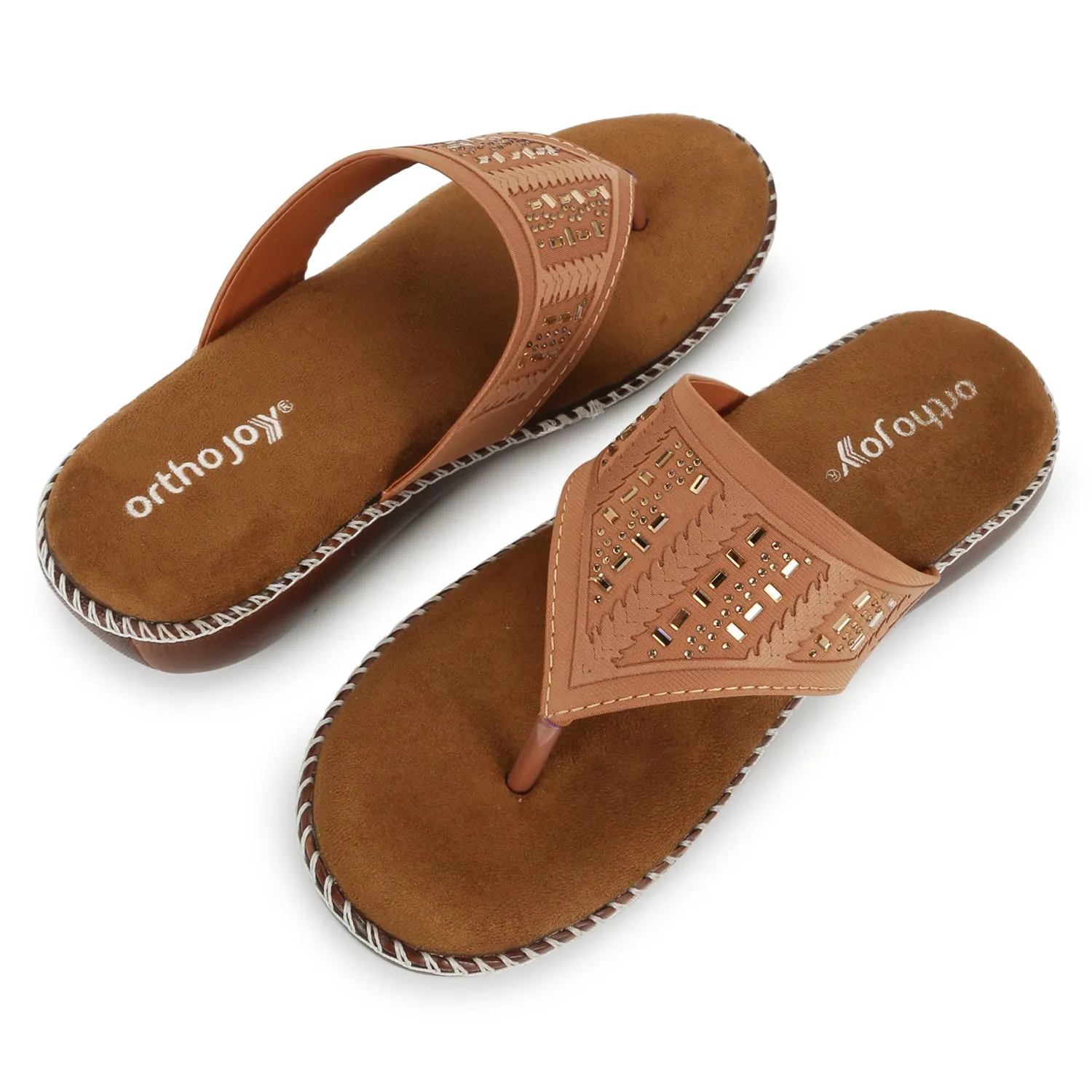 ORTHO JOY Fancy Footwear For Women