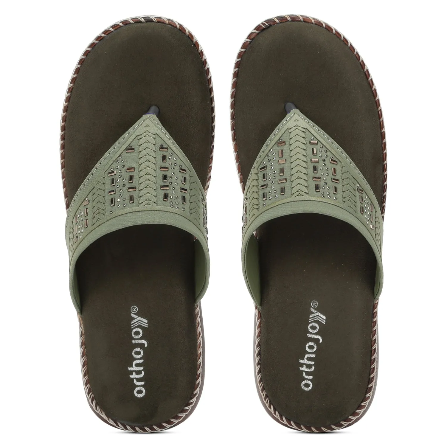 ORTHO JOY Fancy Footwear For Women
