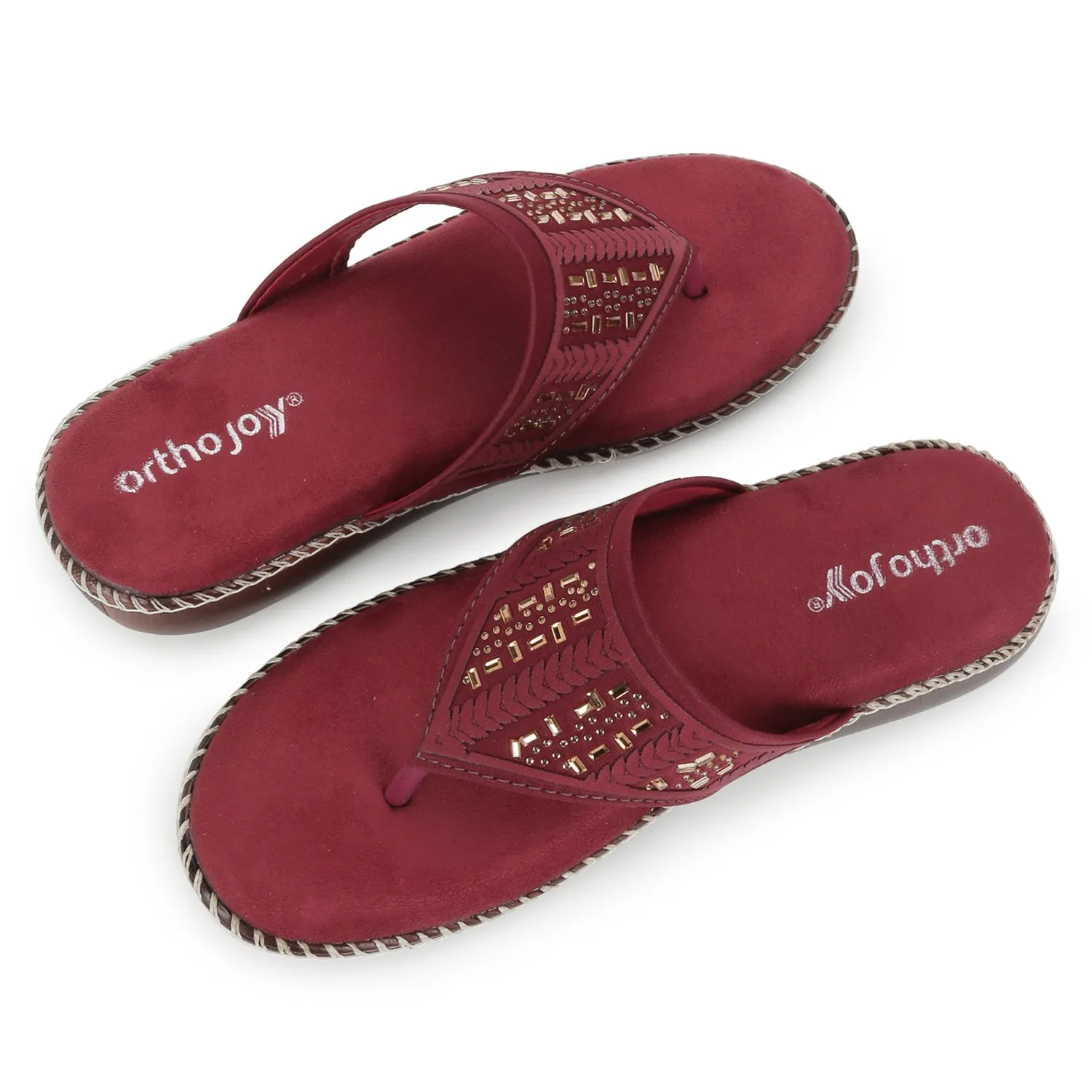 ORTHO JOY Fancy Footwear For Women