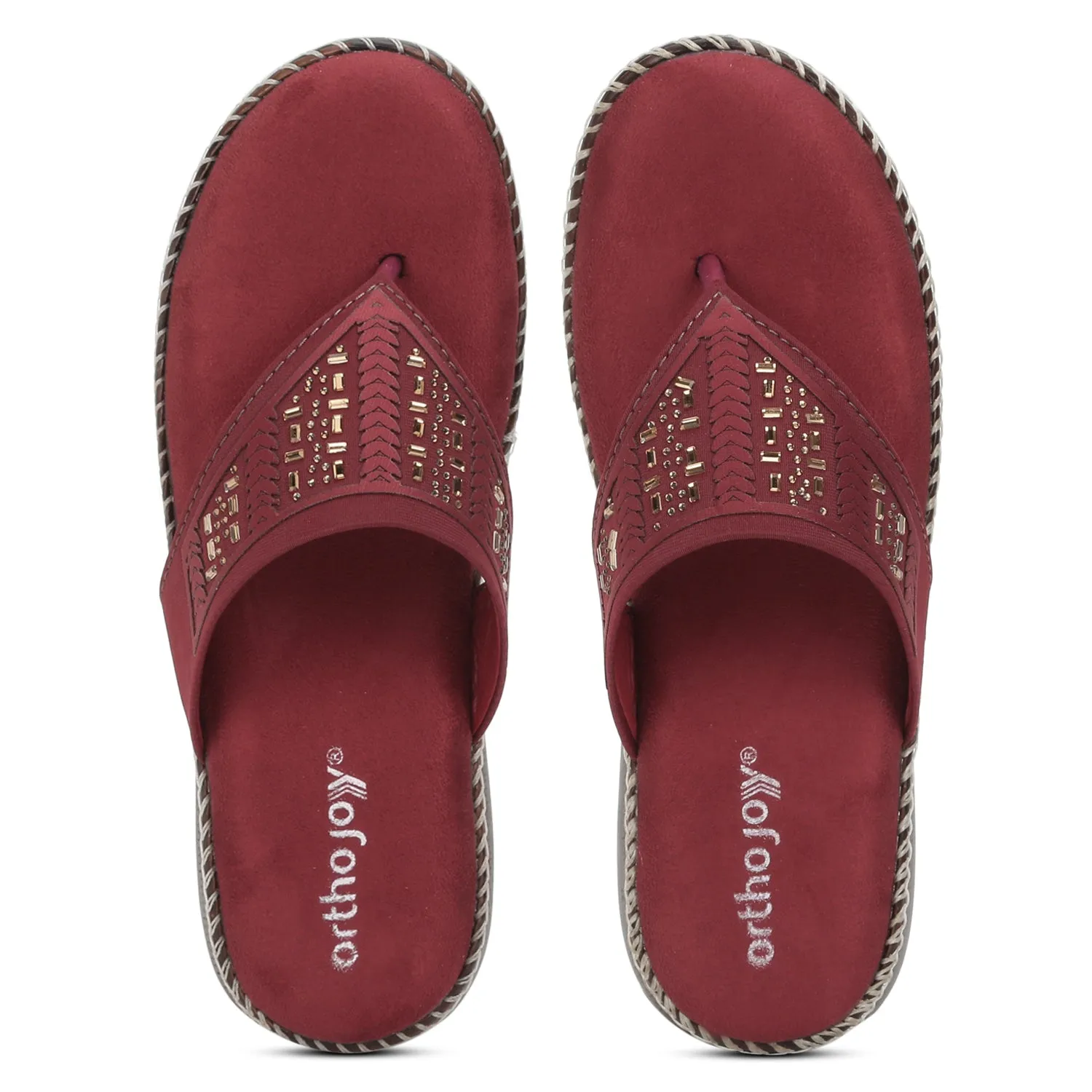 ORTHO JOY Fancy Footwear For Women