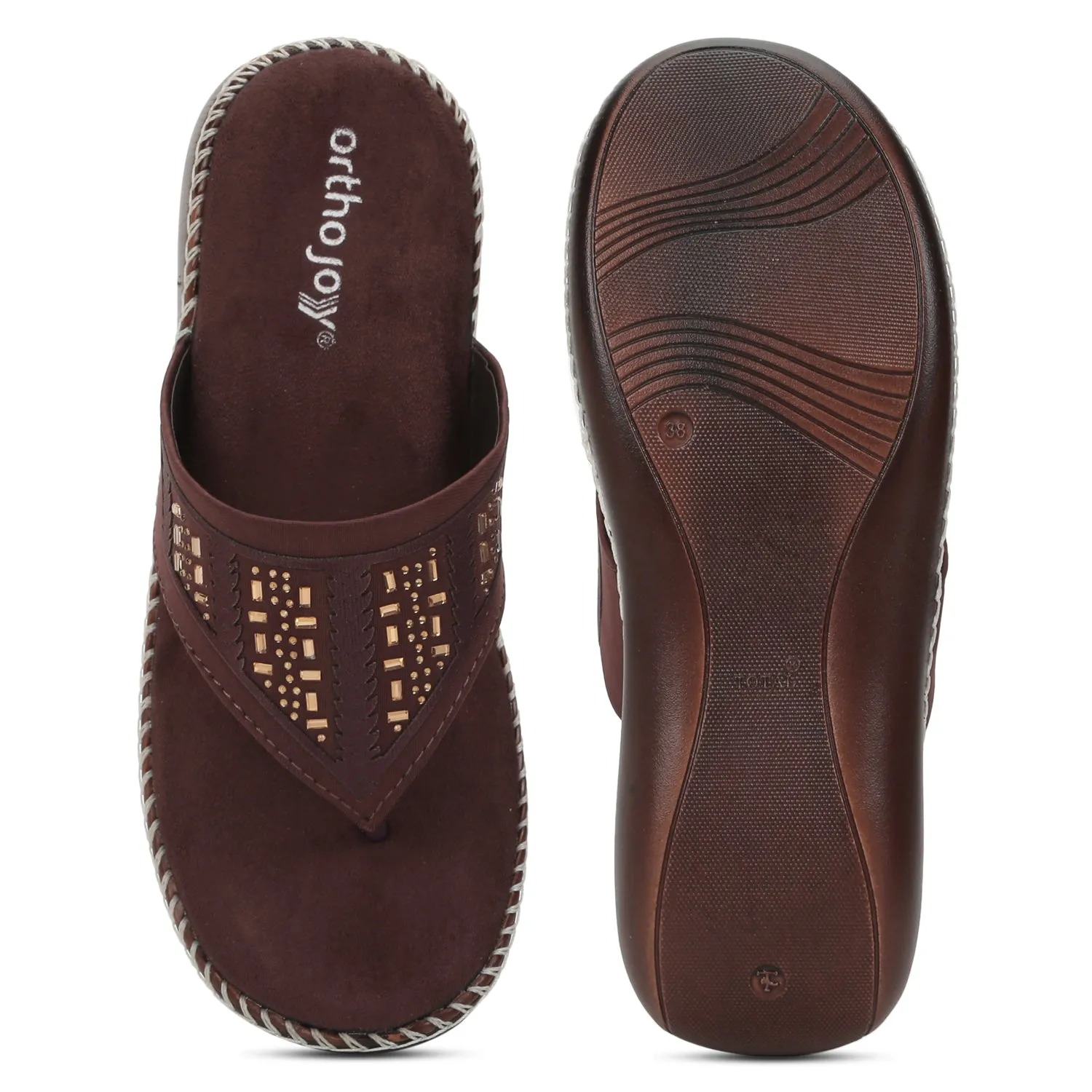 ORTHO JOY Fancy Footwear For Women