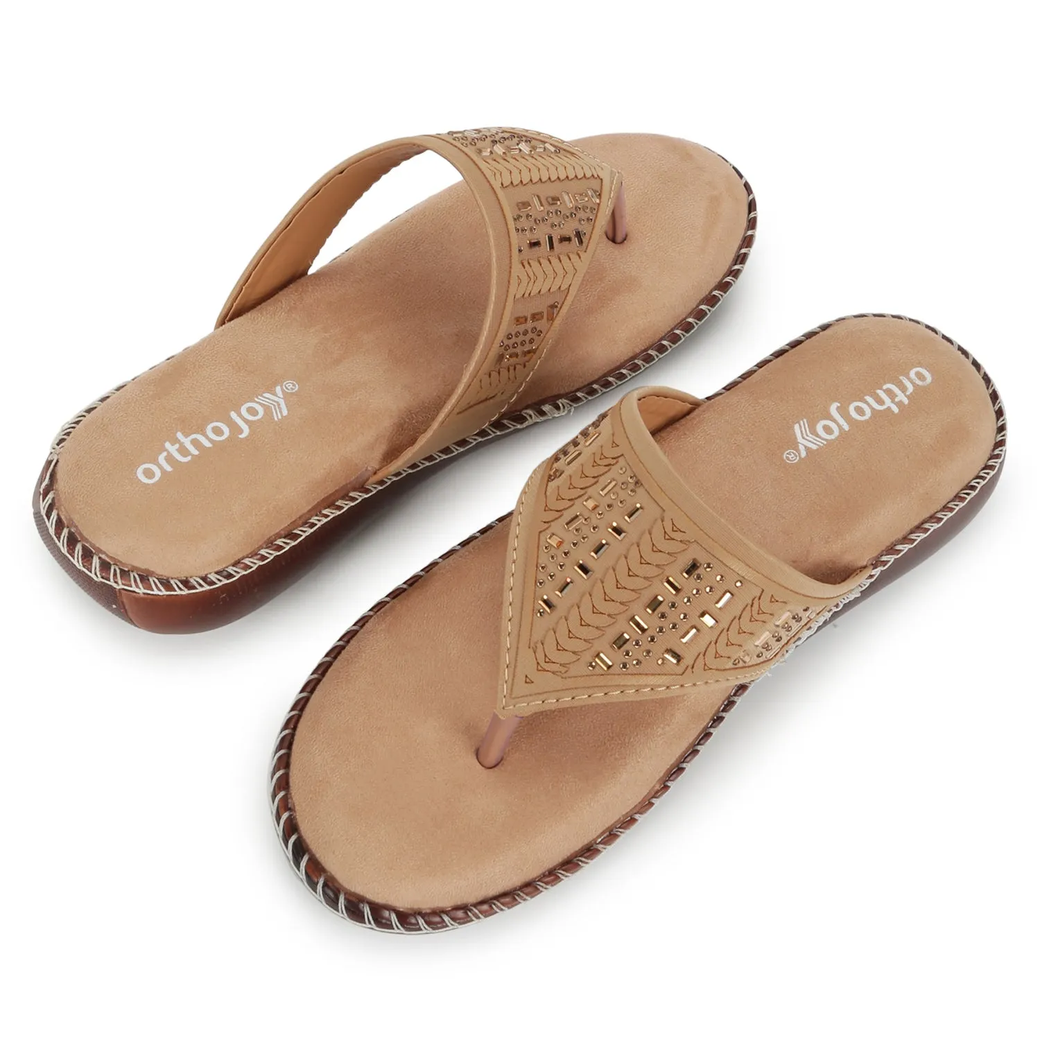 ORTHO JOY Fancy Footwear For Women