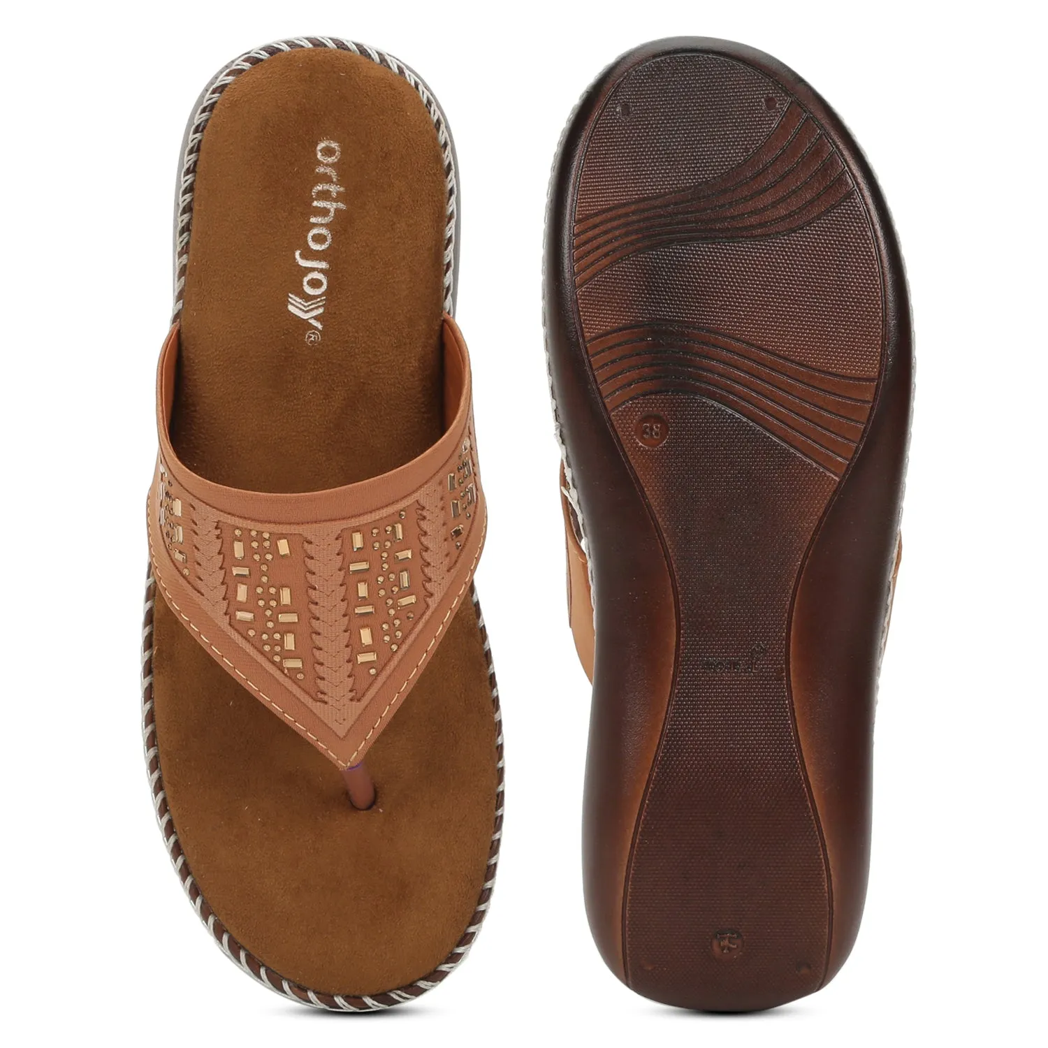 ORTHO JOY Fancy Footwear For Women