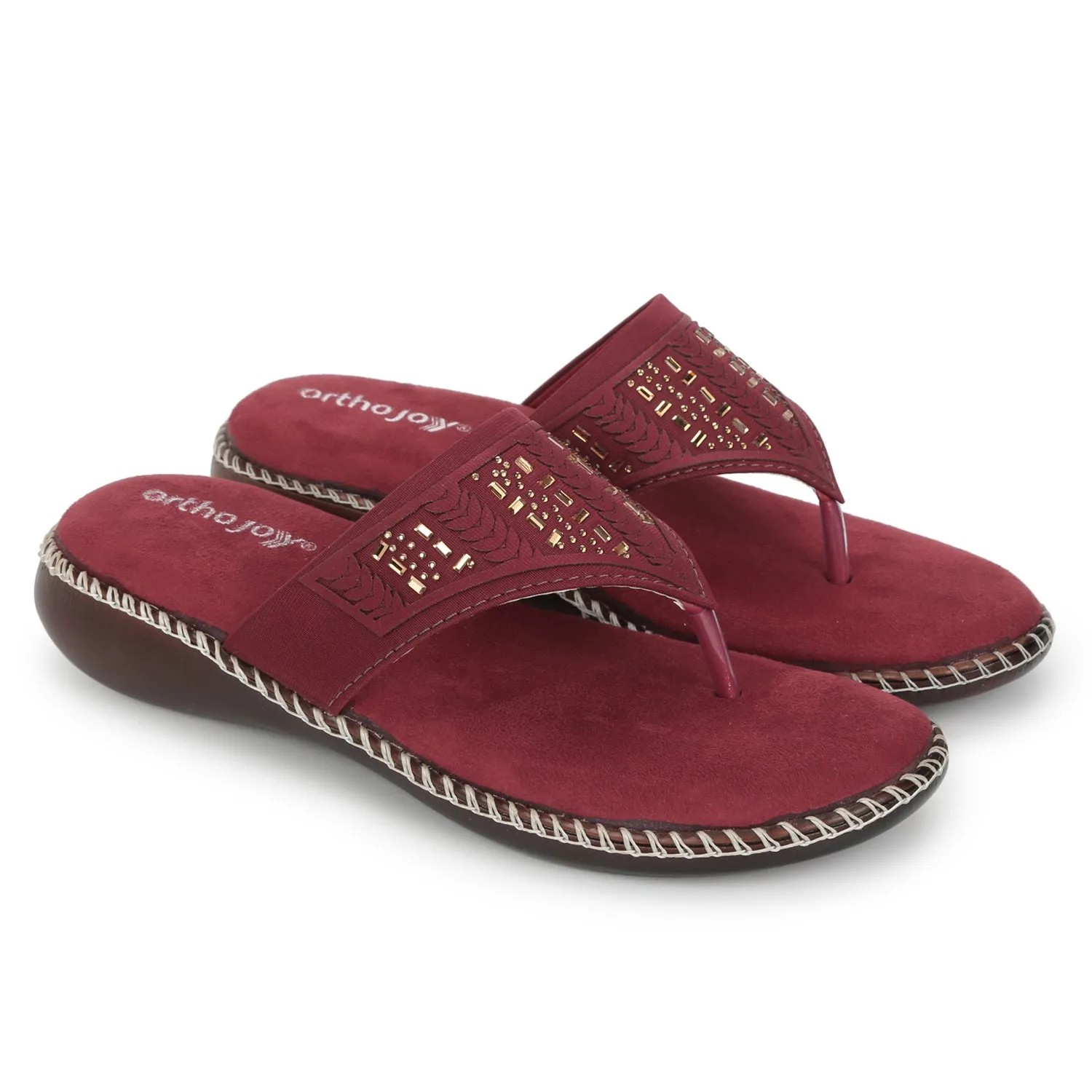 ORTHO JOY Fancy Footwear For Women