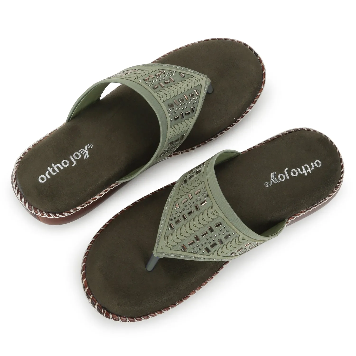 ORTHO JOY Fancy Footwear For Women