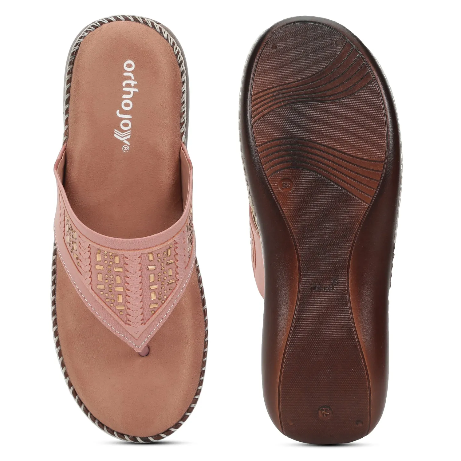 ORTHO JOY Fancy Footwear For Women