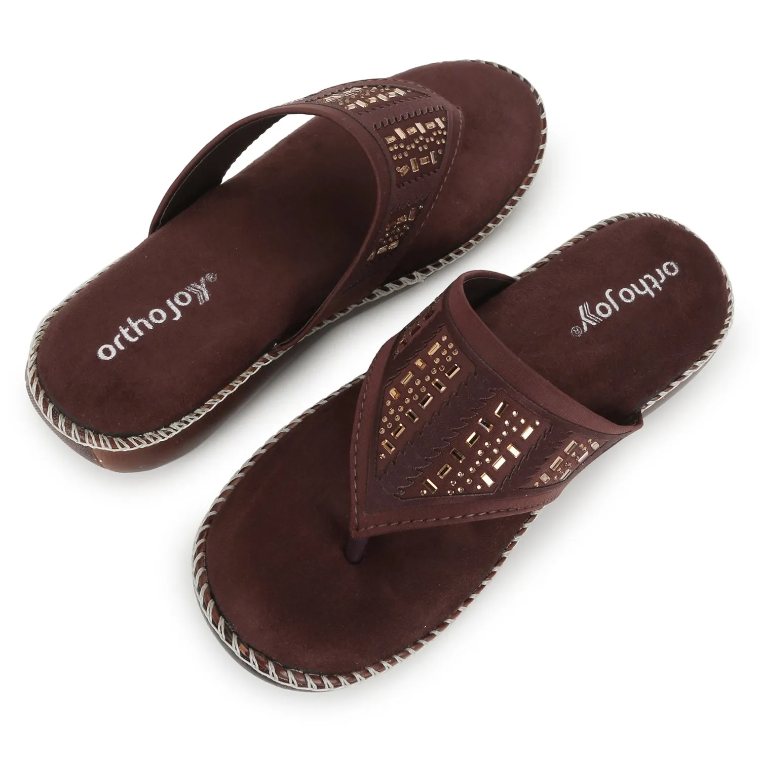 ORTHO JOY Fancy Footwear For Women