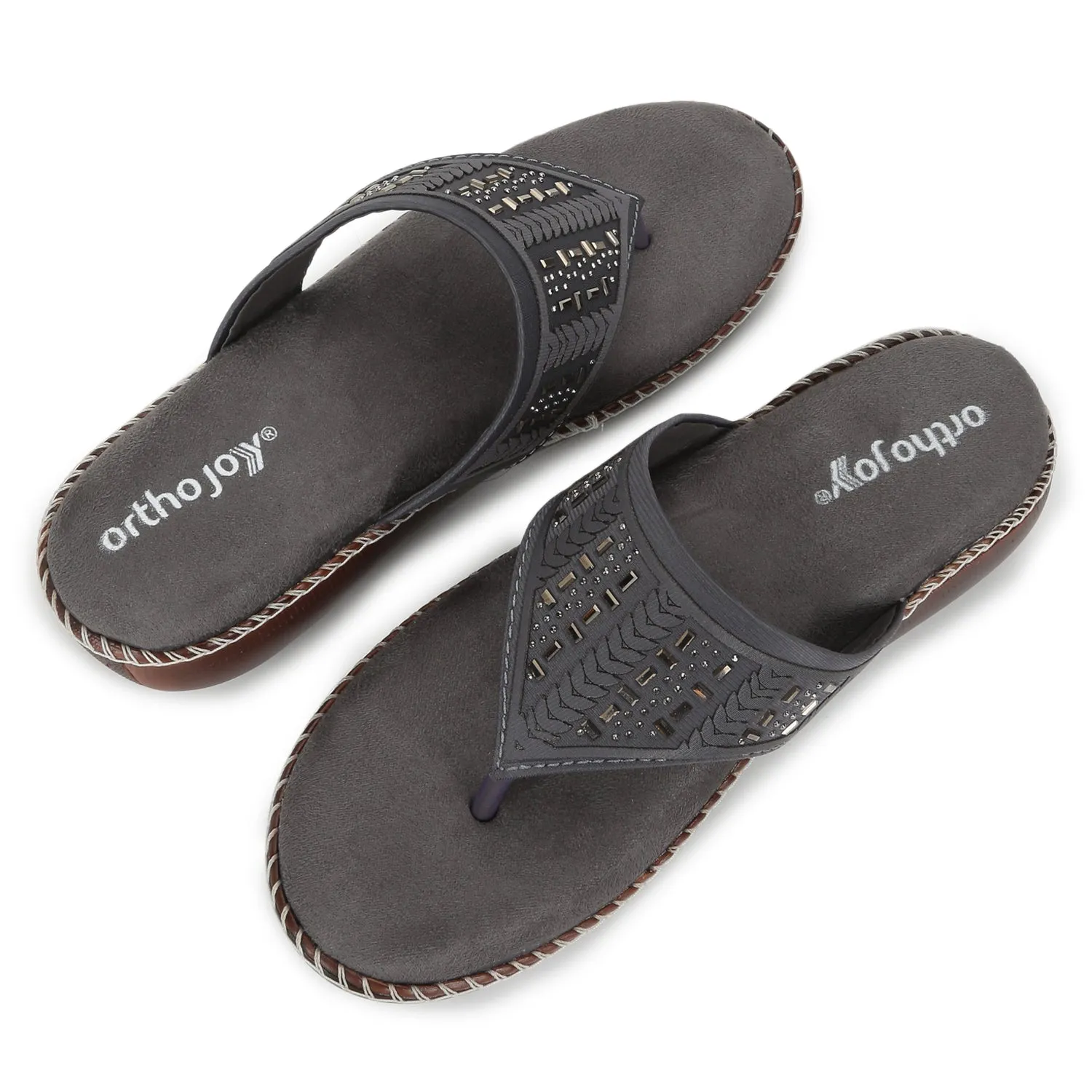 ORTHO JOY Fancy Footwear For Women