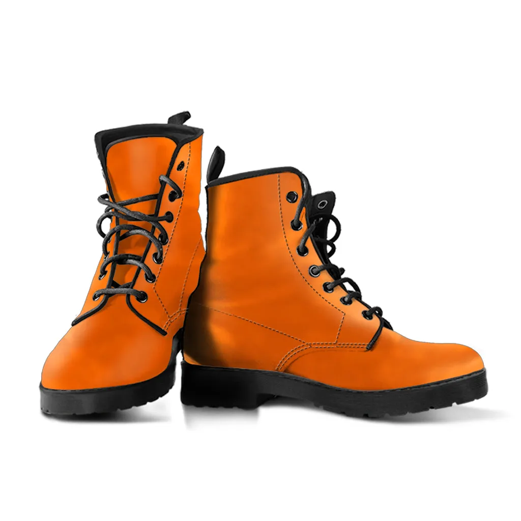Pacific Orange Women's Vegan Leather Boots