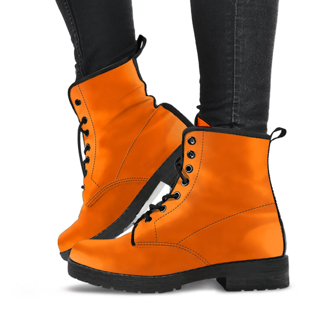 Pacific Orange Women's Vegan Leather Boots