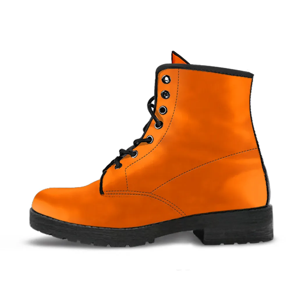 Pacific Orange Women's Vegan Leather Boots