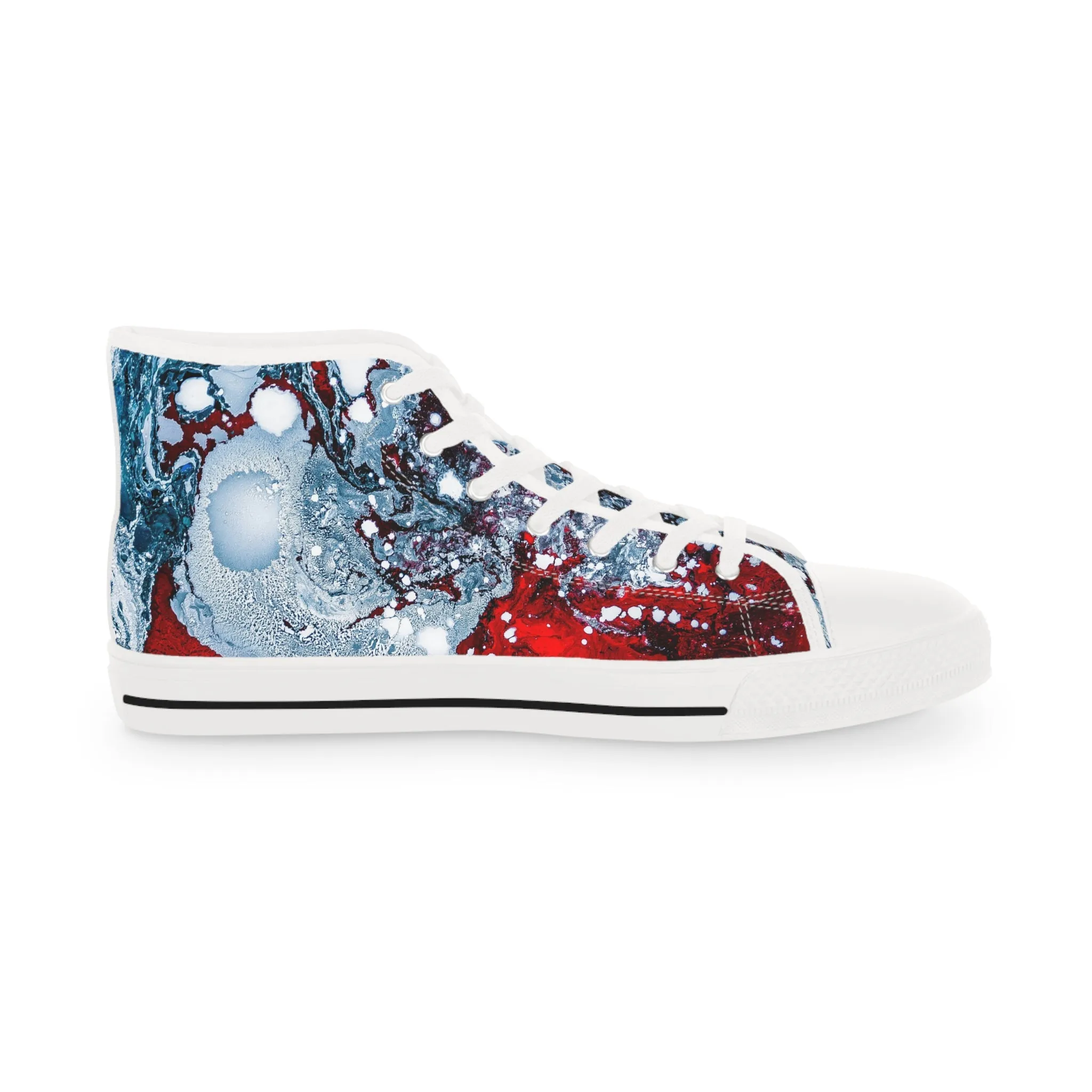 Paint Splash - Men's High Top Sneakers