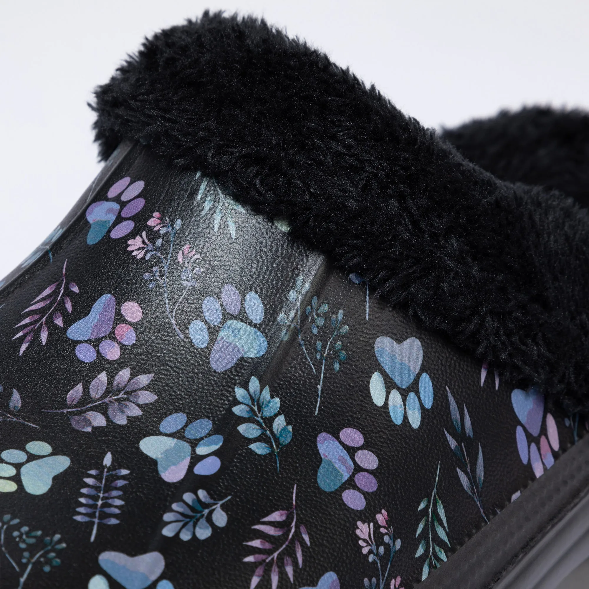 Paw Print Indoor/Outdoor Clog Slipper Shoes