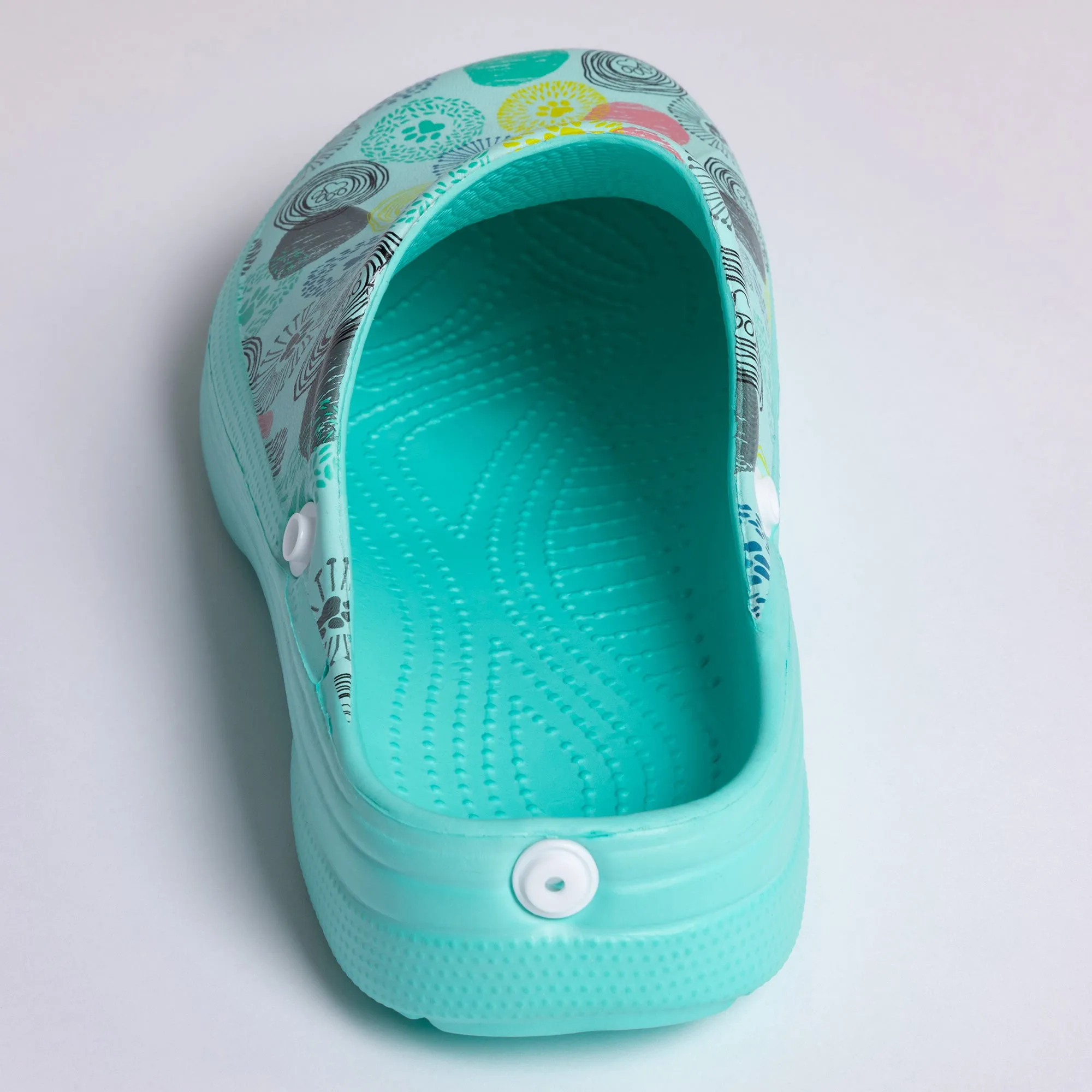 Paw Print Indoor/Outdoor Clog Slipper Shoes