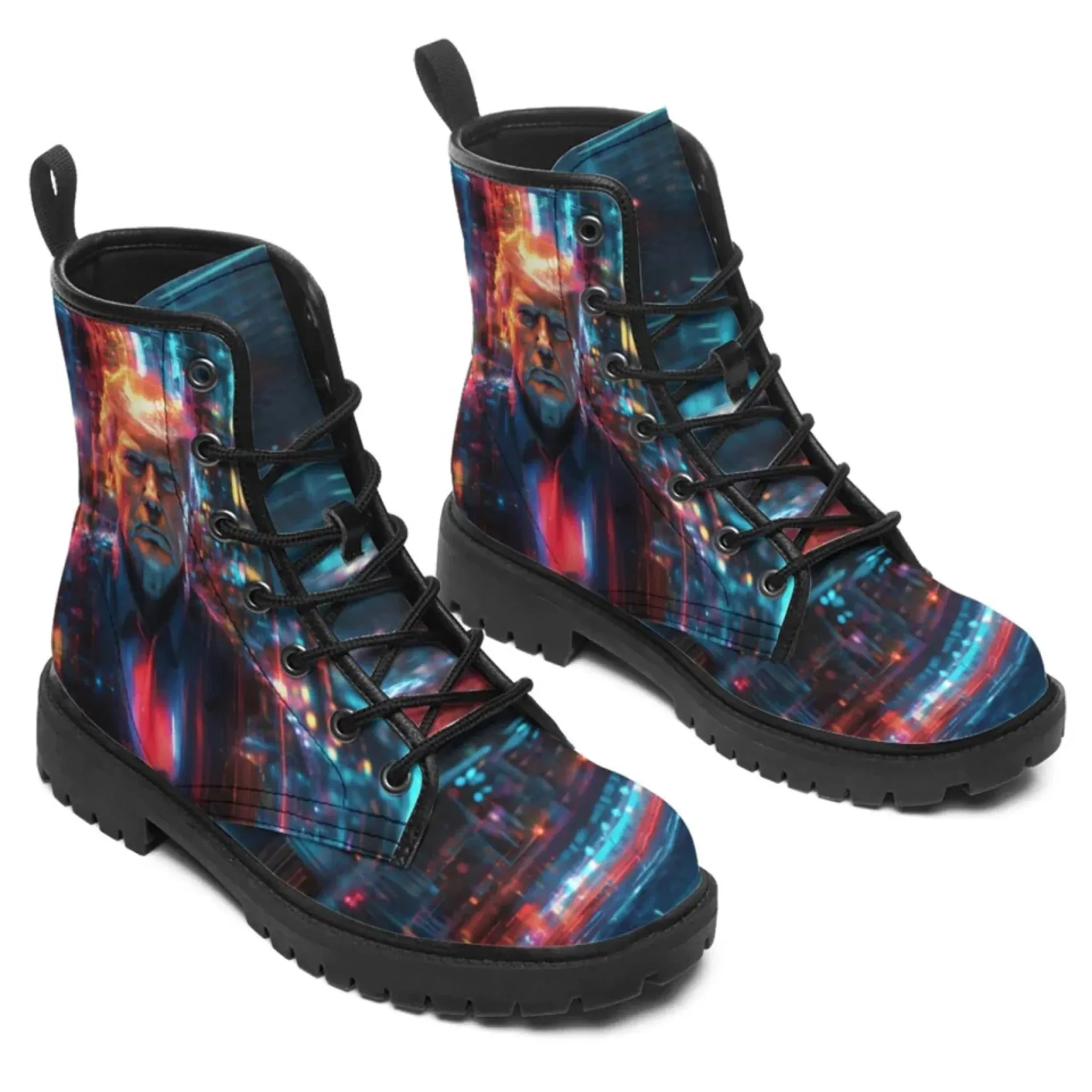 Personalized Trump Boots, Custom Pride and Patriotic Boots, Fashion Unisex Boots