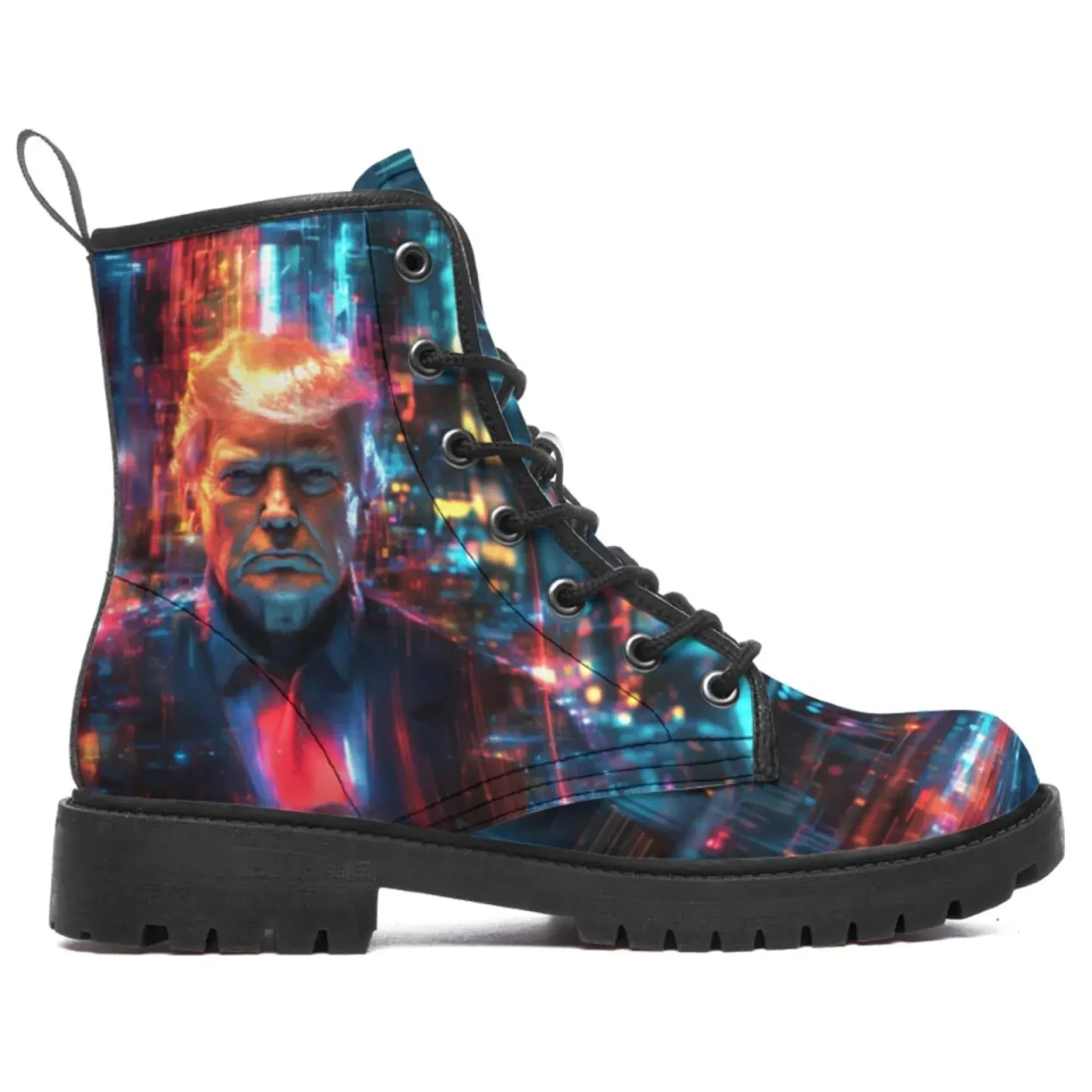 Personalized Trump Boots, Custom Pride and Patriotic Boots, Fashion Unisex Boots