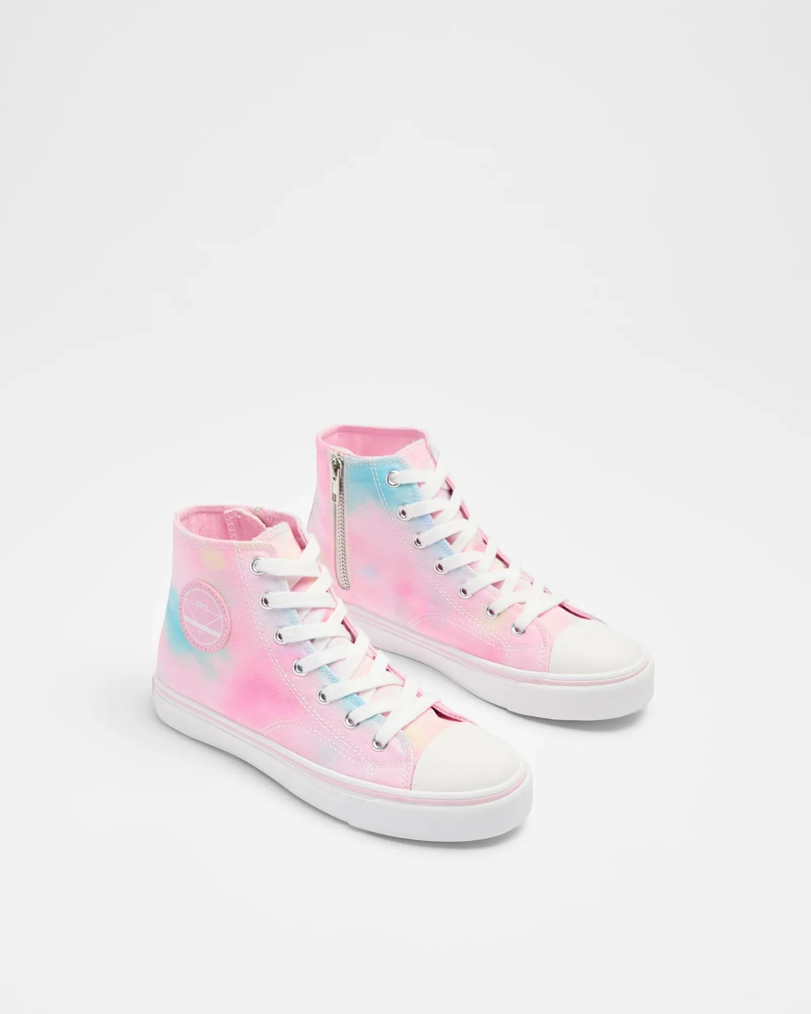 popular  Girls Youth Hi Top Canvas Sneaker - Multi