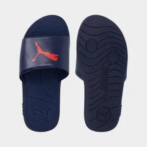 Puma Youth Sporty Embossed 2.0 Slide Jr Zadp Blue/Redd _ 182170 _ Blue