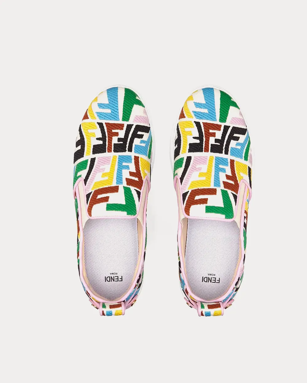 Rise Canvas Multicolour Slip On Sneakers