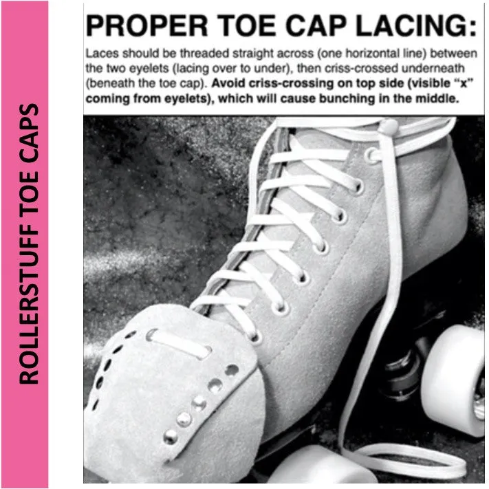 Rollerstuff Purple Glitter Toe Caps
