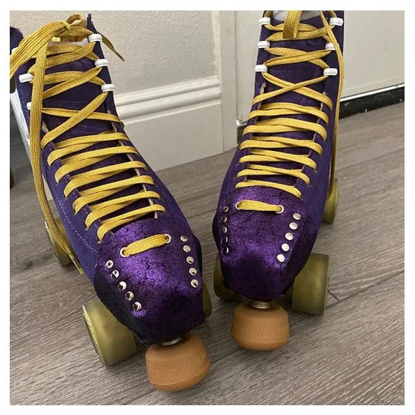 Rollerstuff Purple Glitter Toe Caps