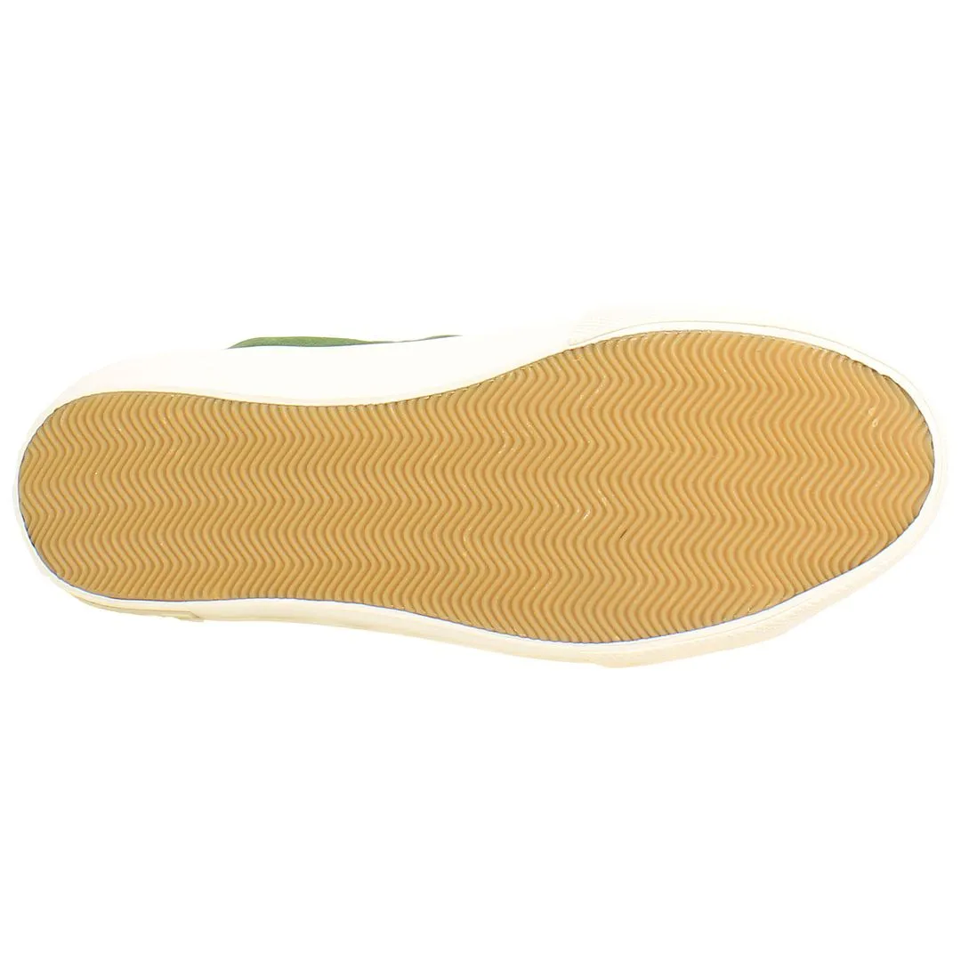 Seavees Monterey Standard Mens Green Plimsolls