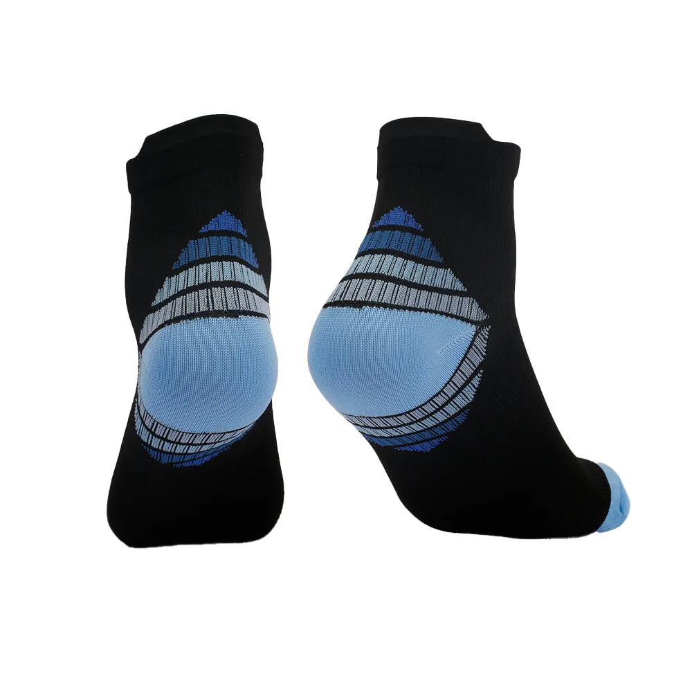 Set of 3 Pairs of Compression Socks Foot Sleeve Ankle Support Socks Style 1