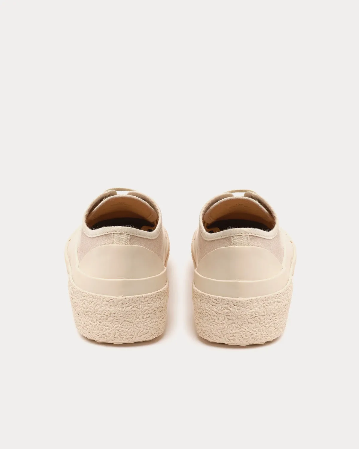 Sharp Canvas Dove Low Top Sneakers
